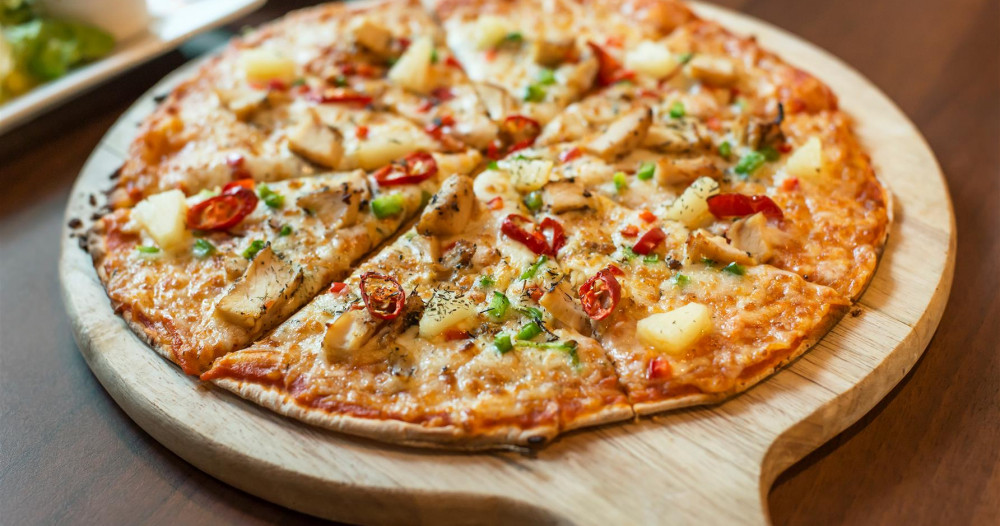 pizza poulet