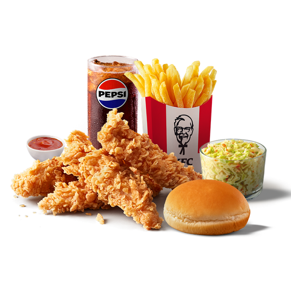 4 Pièces Crispy Strips Meal
