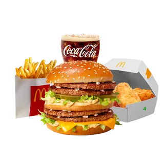 Menu Menu Double Big Mac™ + Chicken McNuggets™ (Boite de 4) - McDonald's Meknès