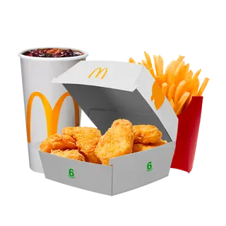 Menu Best Of™ Chicken McNuggets™ - 6 pcs - McDonald's Meknès