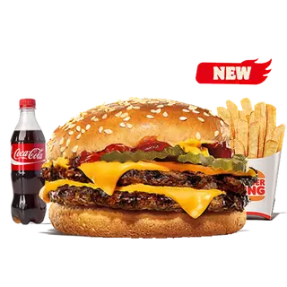 Menu Menu Double Cheeseburger - Burger King Meknès