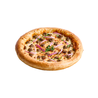 Menu Pepperoni Delight  Pepperoni bœuf, olives noires, mozzarella et sauce tomate aux herbes - Pizza Hut Meknès