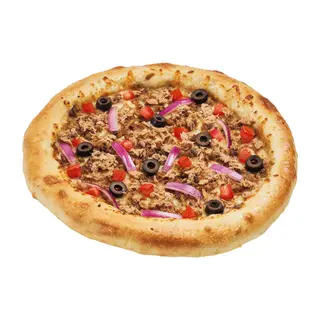 Menu Pizza Beefy Viande hachée bœuf, oignons, poivrons verts, mozzarella et sauce tomate aux herbes - Pizza Hut Meknès