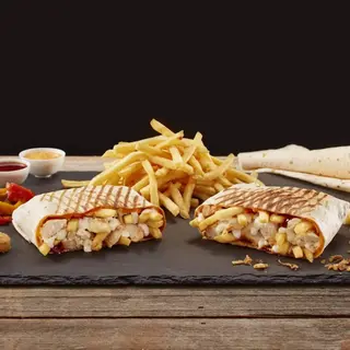 Menu Tacos poulet avec frite - Amore Italiano Meknès